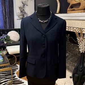 Vintage Armani Collezioni Navy Women's Blazer